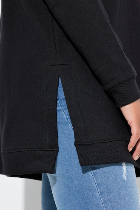 Hoodie, bequeme Passform, Kapuzensweater, bunte Bindebänder