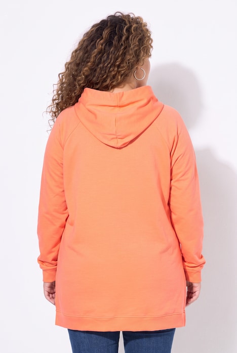 Hoodie, bequeme Passform, Kapuzensweater, bunte Bindebänder