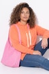 Hoodie, bequeme Passform, Kapuzensweater, bunte Bindebänder