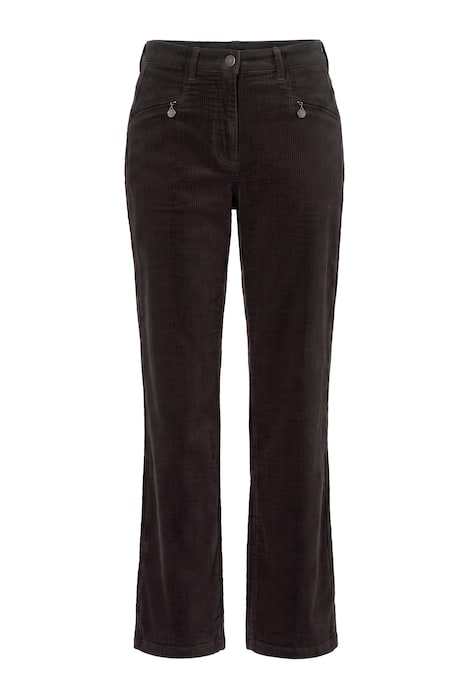 Cordhose Mony, Komfortbund, Reißverschlusstaschen