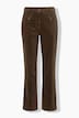 Corduroy broek Mony, comfortabele tailleband, ritszakken