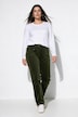 Pantalon en velours côtelé Mony, taille confortable, poches zippées