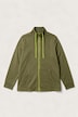 Veste en molleton avec passepoil, coupe confortable, col montant et poche kangourou