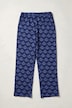 Schlupfhose Rose, gerades Bein, Minimalmuster, Elastikbund, Biobaumwolle