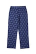 Schlupfhose Rose, gerades Bein, Minimalmuster, Elastikbund, Biobaumwolle