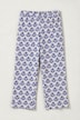 Schlupfhose Rose, gerades Bein, Minimalmuster, Elastikbund, Biobaumwolle