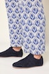 Schlupfhose Rose, gerades Bein, Minimalmuster, Elastikbund, Biobaumwolle