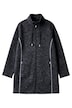 Strickfleece-Jacke, A-Linie, farbige Details, Langarm