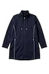 Strickfleece-Jacke, A-Linie, farbige Details, Langarm