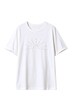 Shirt, Relaxed Fit, Zierperlen-Stickerei, Halbarm