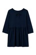 Longshirt, längere A-Linie, Quernaht, 3/4-Ärmel