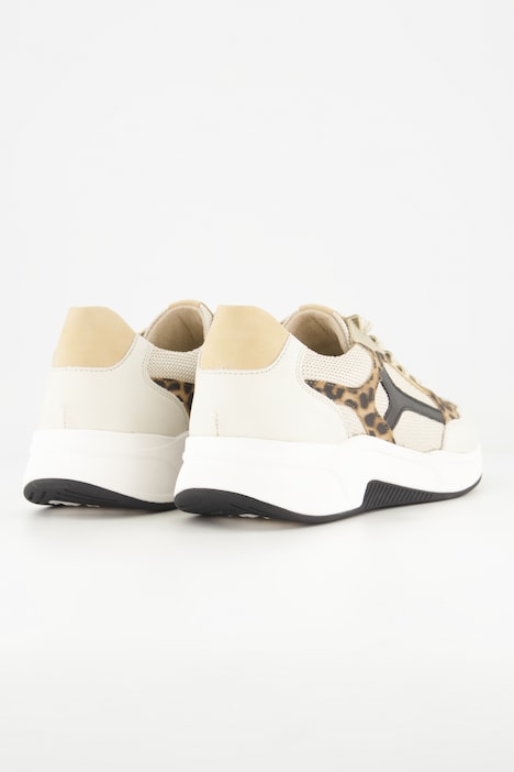 Remonte Sneaker, Leder, Leo-Details, Wechselfußbett, Weite H