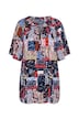 Halenka s nabíraným výstřihem, áčkový střih, pružný výstřih, šňůrka na zavazování
