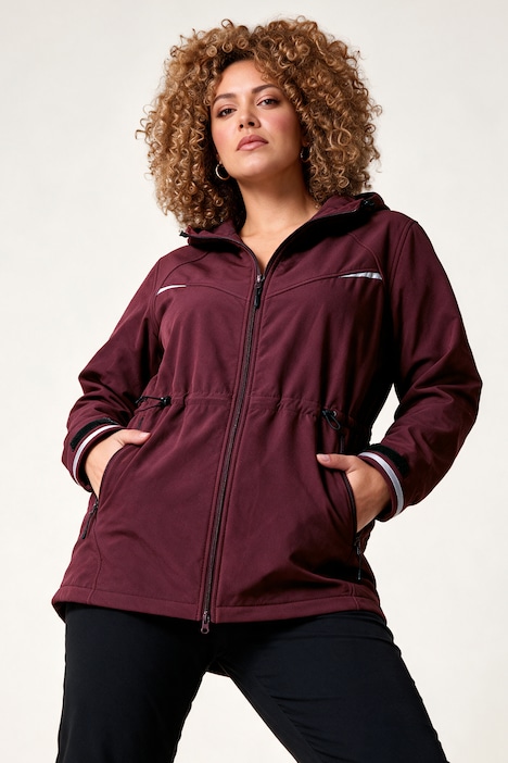 HYPRAR Softshell-Funktionsparka, 3fach-Funktion, Kapuze