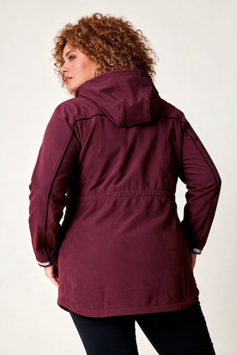 HYPRAR Softshell-Funktionsparka, 3fach-Funktion, Kapuze