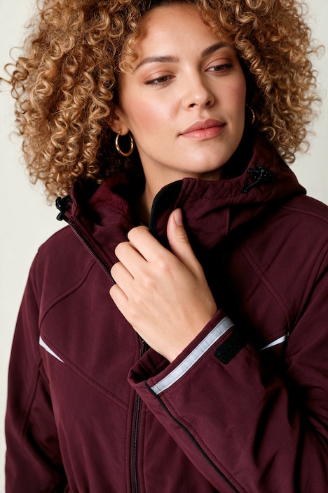 HYPRAR Softshell-Funktionsparka, 3fach-Funktion, Kapuze