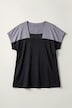 T-shirt technique, coupe Slim Fit, esprit « colour blocking » et empiècements en mesh, séchage rapide