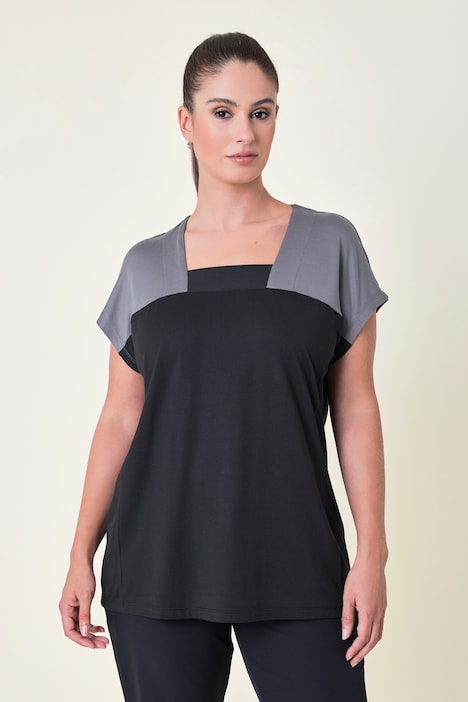 T-shirt technique, coupe Slim Fit, esprit « colour blocking » et empiècements en mesh, séchage rapide