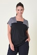 T-shirt technique, coupe Slim Fit, esprit « colour blocking » et empiècements en mesh, séchage rapide