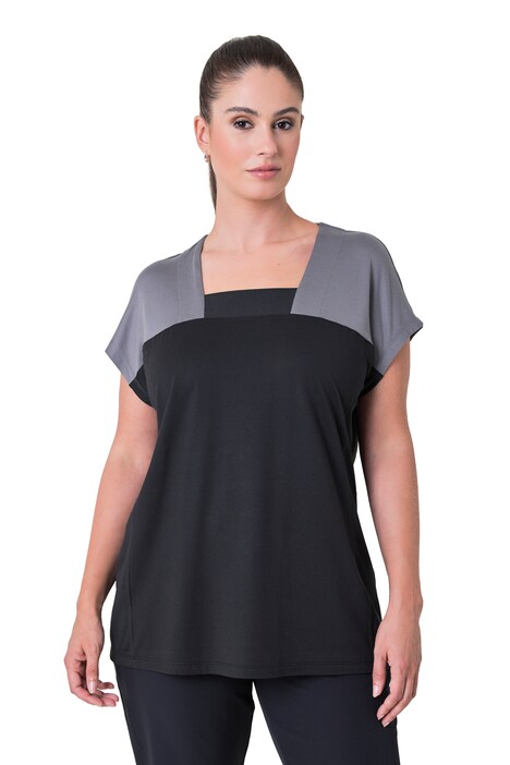 Funktions-Shirt, Slim Fit, Colorblocking, Mesh-Einsätze, QuickDry