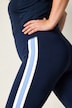 Sport-Leggings, Tight Fit, High Waist, Seitenstreifen
