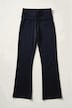 Yoga-Leggings, Skinny Fit, Schlag, Umschlagbund