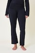 Yoga-Leggings, Skinny Fit, Schlag, Umschlagbund