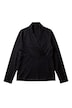 Yoga-Shirt, Slim Fit, Stehkragen, Wickeloptik