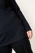 T-shirt de yoga, coupe Slim Fit, col montant et décolleté aspect cache-cœur