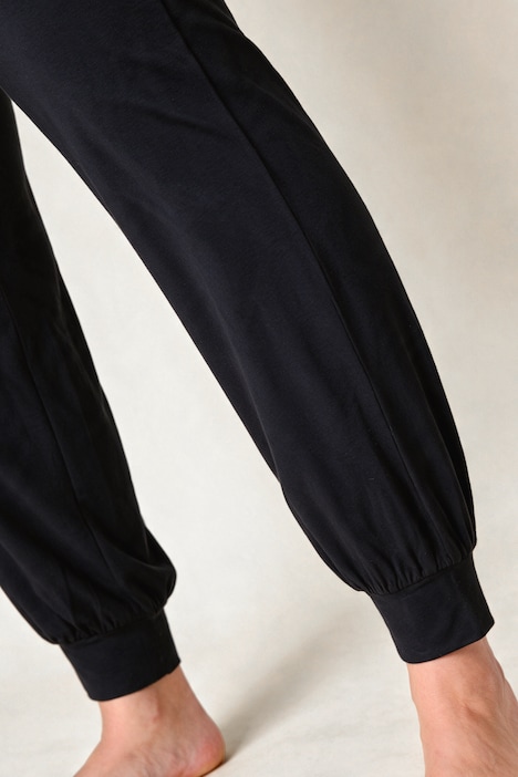 Yogahose, weite Passform, elastischer Saum, Modalmix-Jersey