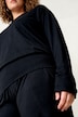 Yoga-Shirt, Relaxed Fit, breiter Elastikbund