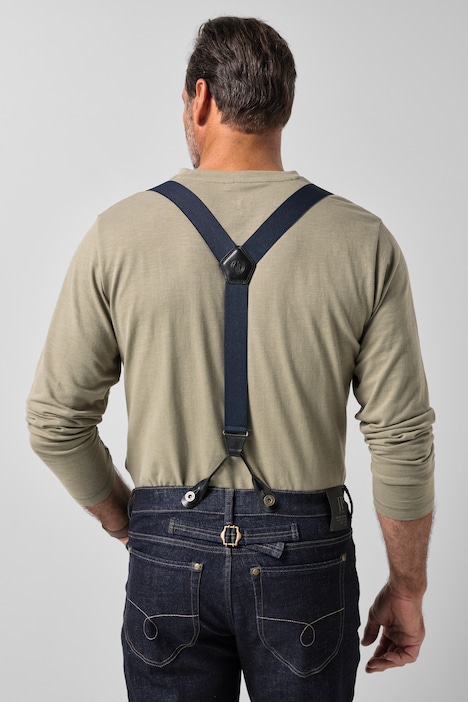 Hosenträger, stufenlos verstellbar bis 150 cm