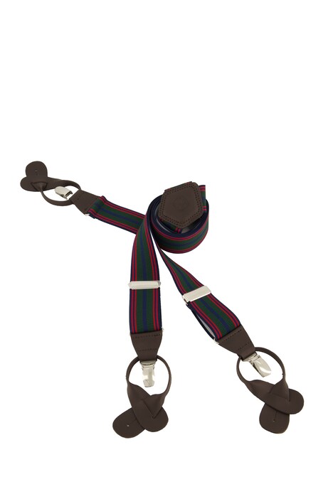 Braces, striped, fully adjustable up to 150 cm