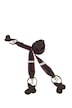 Braces, striped, fully adjustable up to 150 cm