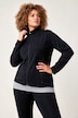 Yoga-Jacke, Fitted Fit, Stehkragen, Zipper