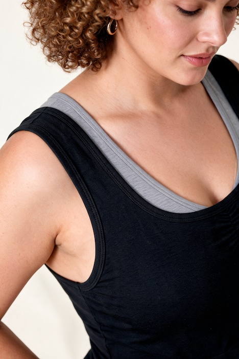 Yoga-Top, Slim Fit, Layering-Look, Racerback