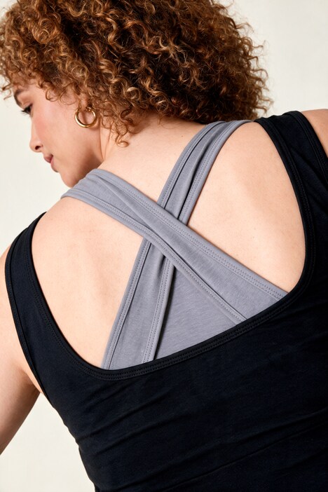 Yoga-Top, Slim Fit, Layering-Look, Racerback