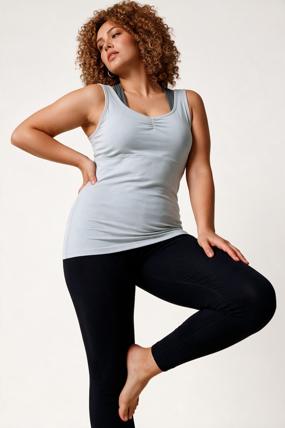 Yoga-Top, Slim Fit, Layering-Look, Racerback