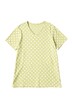 T-Shirt, Relaxed Fit, Punkte, Seitenschlitze