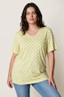 T-Shirt, Relaxed Fit, Punkte, Seitenschlitze