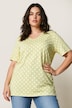 T-Shirt, Relaxed Fit, Punkte, Seitenschlitze