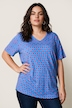 T-Shirt, Relaxed Fit, Punkte, Seitenschlitze