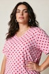 T-Shirt, Relaxed Fit, Punkte, Seitenschlitze