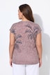 T-Shirt, Flammjersey, V-Ausschnitt, Halbarm