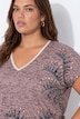 T-Shirt, Flammjersey, V-Ausschnitt, Halbarm