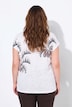 T-Shirt, Flammjersey, V-Ausschnitt, Halbarm