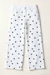 Jeans Mary, weites Bein, Polkadots, 5-Pocket