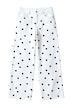 Jeans Mary, weites Bein, Polkadots, 5-Pocket