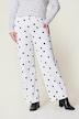Jeans Mary, weites Bein, Polkadots, 5-Pocket