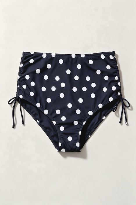 Bikini-Slip, Dots, Raffband, Vorderfutter